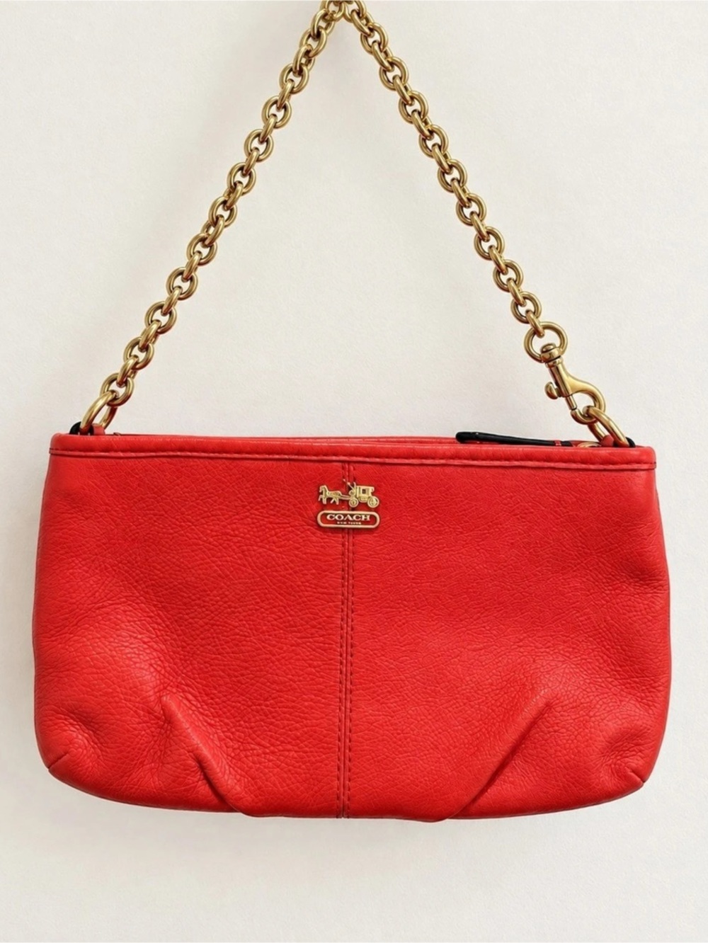 Coach Red Chain Shoulder Bag